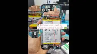 ✅️ Realme Narzo 60x 5g Charging jumper solution 💯