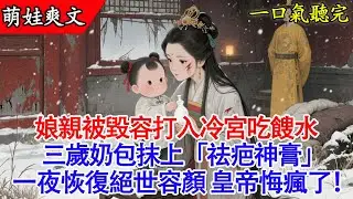 【完結小說】👶3歲半萌寶帶“醫美系統”勇闖冷宮！把毀容娘親治成絕世美人，皇帝看呆了：這是朕的棄妃？！💅✨#有聲書 #穿越 #爽文 #萌娃 #萌寶 #小說 #原創