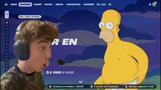 Nouveau skin Homer en slip + Kai Cenat, de retour