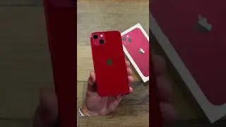 iPhone 13 Product RED Unboxing #Shorts