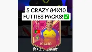 5 CRAZY 84X10 FUTTIES PACKS!✅#fifa #icon #fifa23 #futchampions #futchampionsrewards ##fut #shorts