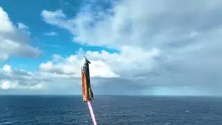 SpaceX Starship Flight 10 | Epic Landing Burn & Precision Splashdown After Reentry Damage