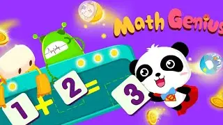 Little panda | Math's Adventure | #kids #babybus #baby #kidslearningvideos