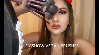 EIGSHOW BRAND NEW VEGAN BRUSH SET PREVIEW AND REVIEW