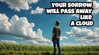 Your sorrow will pass away like a cloud