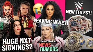 Diva Legends Leaving WWE?! NEW Women's Midcard Titles Coming to WWE?! | News and Rumors LIVE
