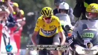 Chris Froome - Tour De france never Give up..!