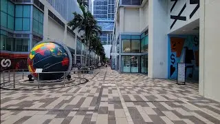 4K Miami World Center ( Update ) , Spring Walking Travel Tour , Downtown Miami FL , April 2025