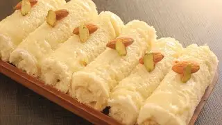 Malai Rolls | 10 minute Dessert Recipe | Quick & Easy]| Bread Malai Rolls