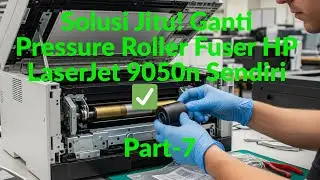 P7- Solusi Jitu! Ganti Pressure Roller Fuser HP LaserJet 9050n Sendiri ✅