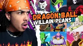 RONNIE REACTS TO RANKING EVERY DRAGONBALL VILLAINS PLAN FROM GENUIS TO GARBAGE!