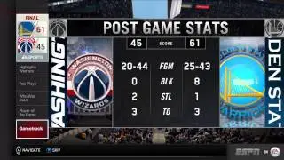 NBA LIVE 16 DEMo halftime show