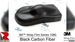 3M&trade; Wrap Film Series 1080 - Black Carbon Fiber CFS12 Vinyl