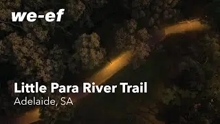 PC Amber lighting installation for Little Para River Trail
