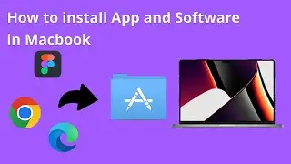 How to install App and Software in Macbook. install figma  macook