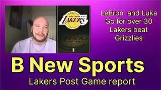 LeBron James and Luka Dončić lead Lakers over Grizzlies. Chemistry getting better.