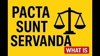 តើអ្វីជាគោលការណ៍ PACTA SUNT SERVANDA? #imoudom #cambodia