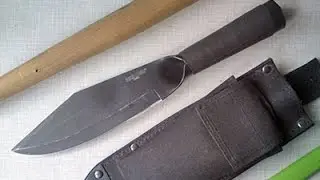 Cold steel bushman - нож, мачете, копьё, лопата.