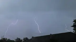 Pērkona negaiss Jelgavā 09.07.2023. || Thunderstorm at Jelgava, Latvia 09.07.2023.