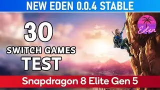 30 Switch Games Test on NEW EDEN 0.0.4 STABLE (Snapdragon 8 Elite Gen 5) IQOO 15