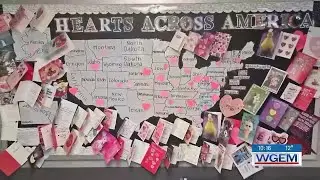 Western School District students collect Valentine’s Day cards from across the nation