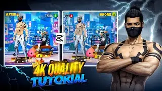 4K ULTRA HD Quality Tutorial 🔥| How to Increase Free Fire Video Quality 🍷🇧🇷