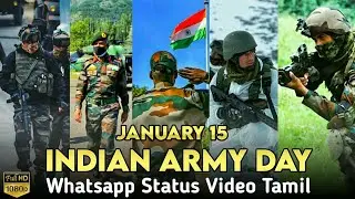 Indian Army Day||15 January 2023||Agneepath||Indian Army Whatsapp Status Video Tamil