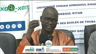 Panel 1 – Mouridisme & Intelligence Artificielle | Pr. Mamadou Nguer