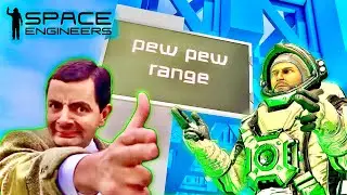 Mr Bean Vs @greenbeansoup at the pew pew store In Space Engineers