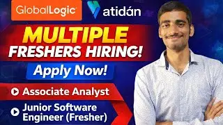 GlobalLogic  & others Hiring Freshers 2025 🔥| Multiple Roles | Apply Now #freshersjobs