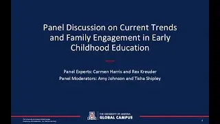 Panel Discussion on Current Trends and Family Engagement in Early Childhood Education