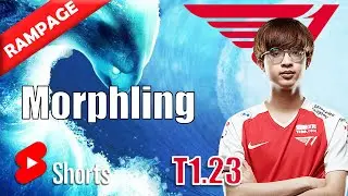T1.23 RAMPAGE WITH MORPHLING | 7.29d Dota 2 Shorts #Shorts #Dota2