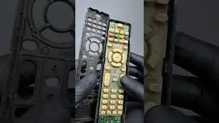 #satisfying TV remote full #cleaning