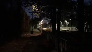 (Evening) London Trams at Arena Tram Stop