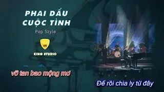 PHAI DẤU CUỘC TÌNH - KARAOKE - BEAT TONE NAM - POP STYLE 1 - KING STUDIO