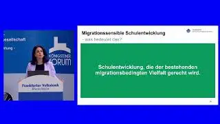 K&ouml;nigsteiner Forum - Migrationssensible Schulentwicklung - wie geht das?