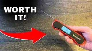 Instant Read Meat Thermometer Review (Red) &ndash; 0.5s Digital, Waterproof, Auto Flip LCD