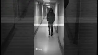 CCTV Captures Man Teleporting in Hallway&hellip;&hellip;.. (Glitch Footage) #cctv  #shorts  #glitch  #scary