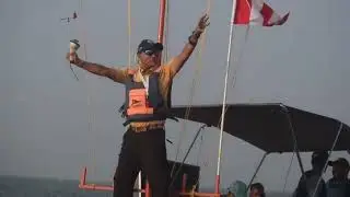 Mumbai Asian games trials for sailing are in progress at Girgaum Chowpatty | 