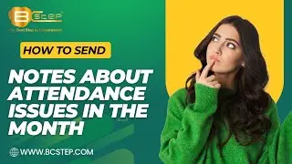 047  Sending Notes about attendance issues in the month