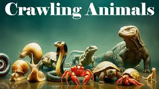How Big Are CRAWLING ANIMALS ? [Real, Extinct & Fictional] | 3D Size Comparison