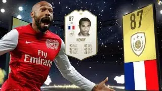 FIFA 19 ICONS REVIEW | 87 HENRY PLAYER REVIEW | FIFA 19 ULTIMATE TEAM