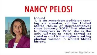 How to Pronounce Nancy Pelosi