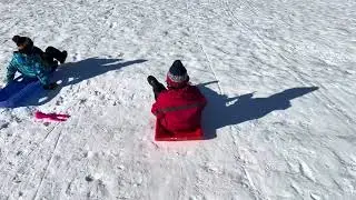 Snow sledging in Perisher Australia | පෙරිශර් හිම මත ලිස්සා යාම 😜