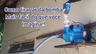 como tirar o ar da bomba de água!