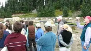 Restored site of Jackson Visitors Center at Paradise, Mt. Rainier National Park, WA