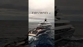 Drizzle Yacht owned by the founder of ZARA 🛥️ #luxuryyacht #yachtcharter #yachting