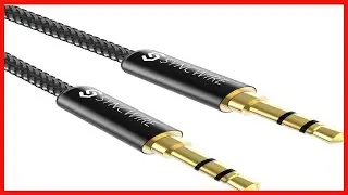 Syncwire 3 5mm Nylon Braided Aux Cable 3 3ft1m,Hi Fi Sound, Audio Auxiliary Input Adapter Male