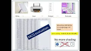 MCQs auto evaluation Fast data entry Data entry numeric, MCQs evaluation