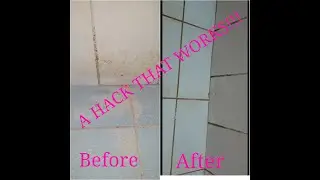 How to EASILY Clean hard-water infested/coated/stained bathroom/Tiles  2020